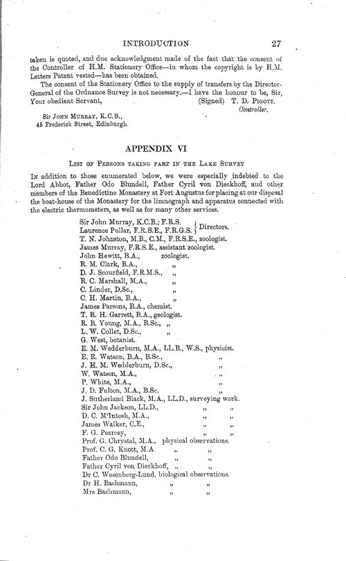 Page 27, Volume 1 - Introduction, Methods, Instruments, and various Appendeices, by Sir John Murray