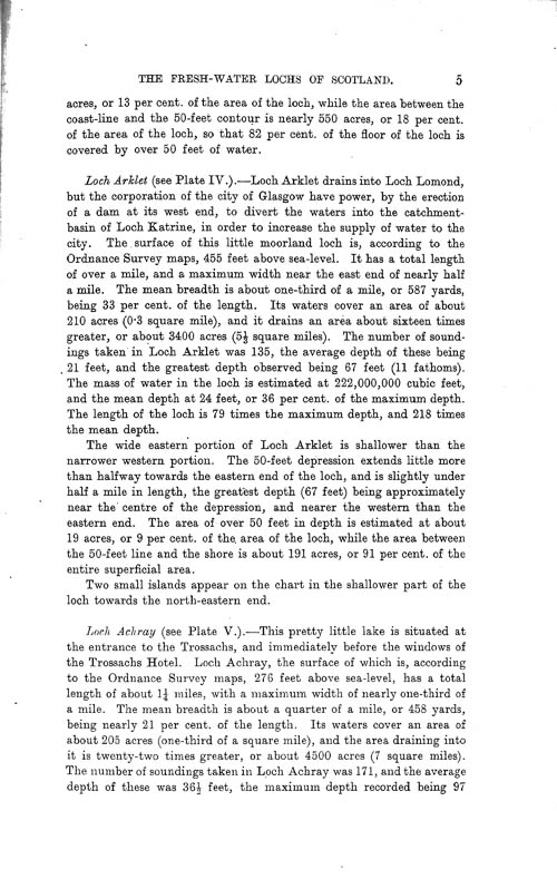 Page 5, Volume II, Part I - Lochs of the Forth Basin