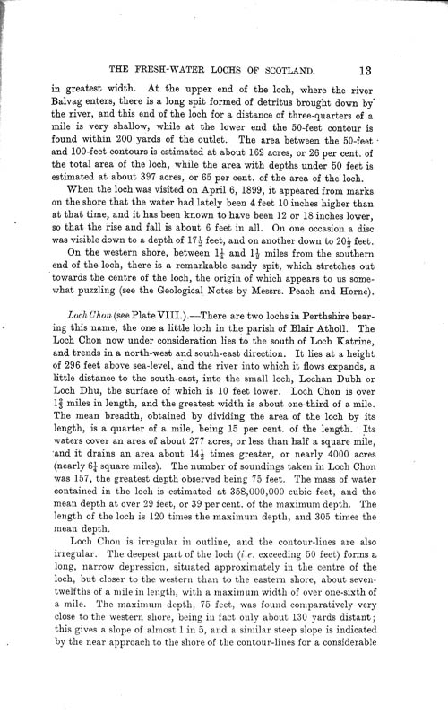 Page 13, Volume II, Part I - Lochs of the Forth Basin