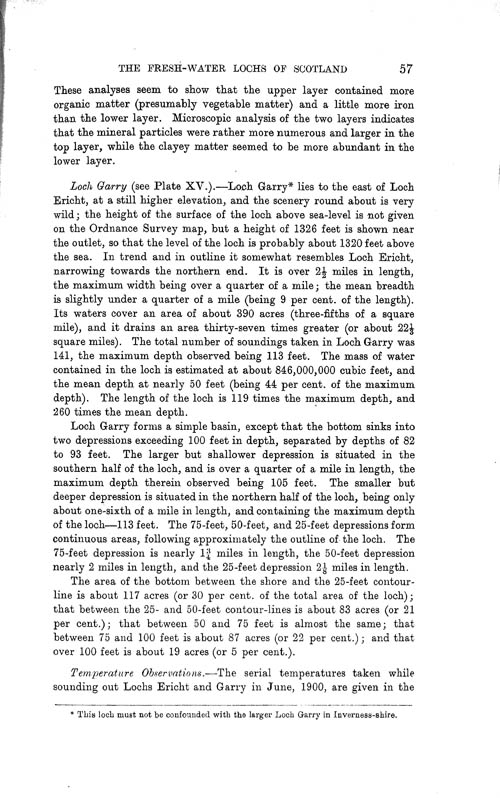 Page 57, Volume II, Part I - Lochs of the Tay Basin