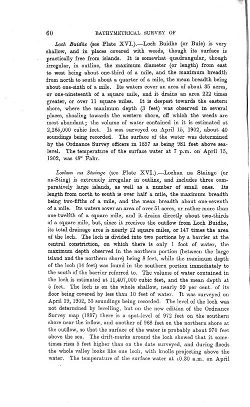 Page 60, Volume II, Part I - Lochs of the Tay Basin