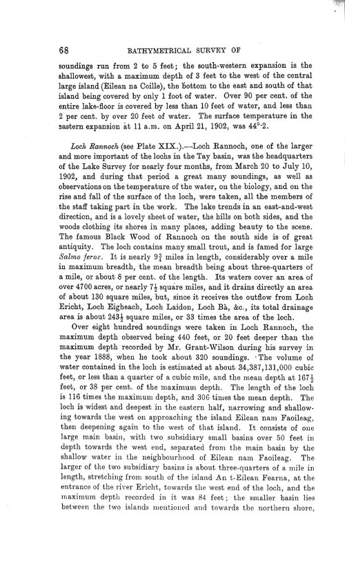 Page 68, Volume II, Part I - Lochs of the Tay Basin