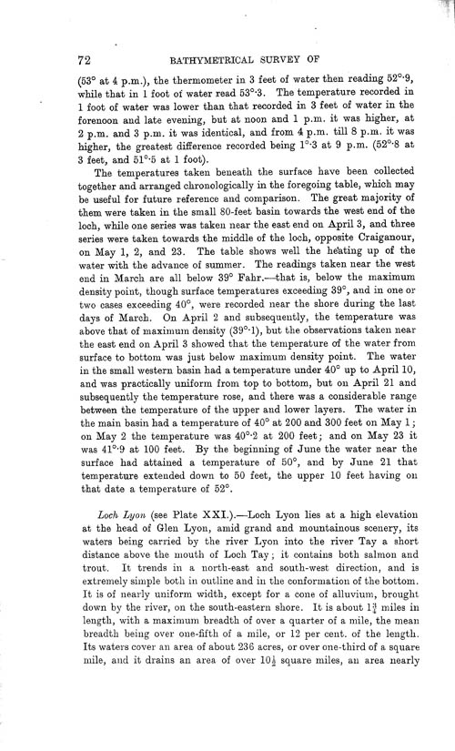 Page 72, Volume II, Part I - Lochs of the Tay Basin