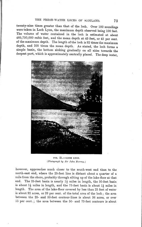 Page 73, Volume II, Part I - Lochs of the Tay Basin