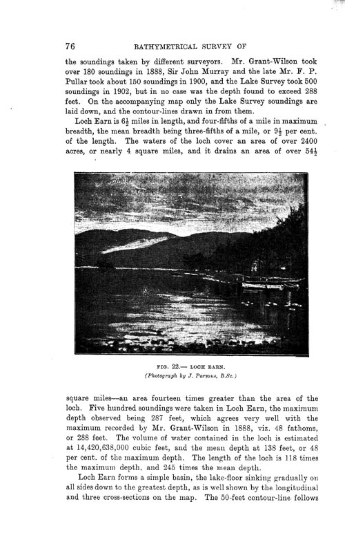 Page 76, Volume II, Part I - Lochs of the Tay Basin