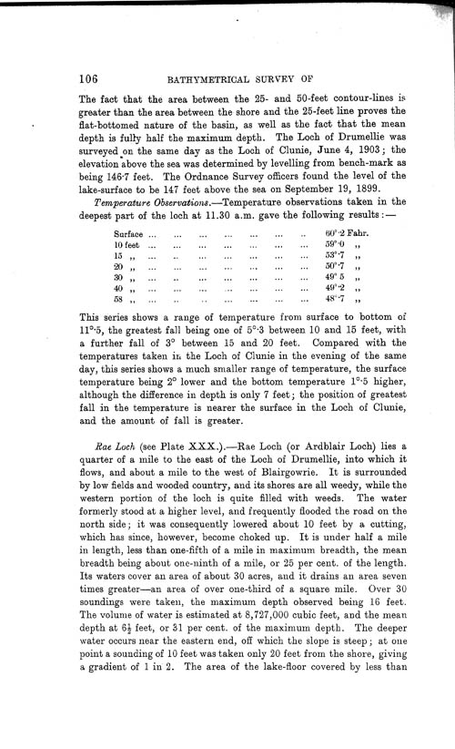 Page 106, Volume II, Part I - Lochs of the Tay Basin