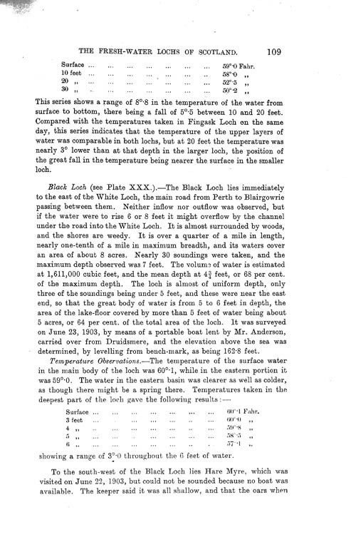 Page 109, Volume II, Part I - Lochs of the Tay Basin