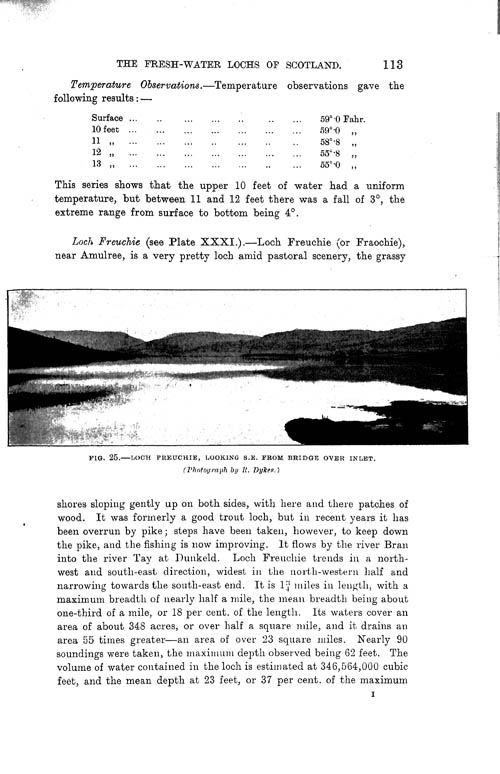 Page 113, Volume II, Part I - Lochs of the Tay Basin