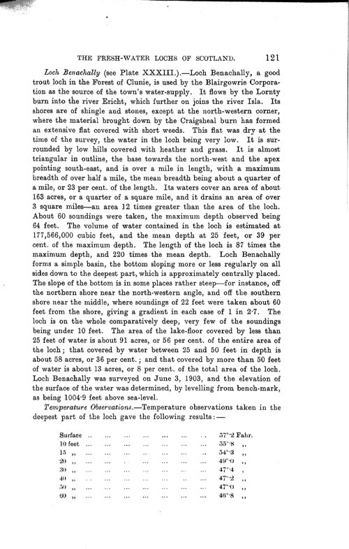 Page 121, Volume II, Part I - Lochs of the Tay Basin