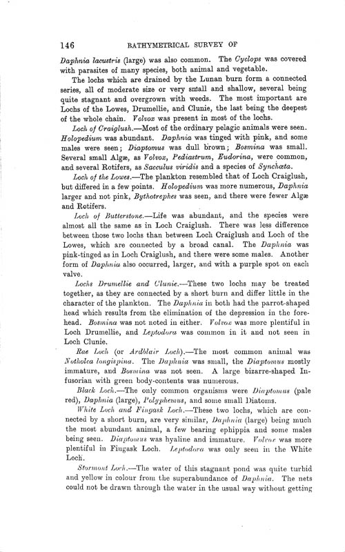 Page 146, Volume II, Part I - Lochs of the Tay Basin