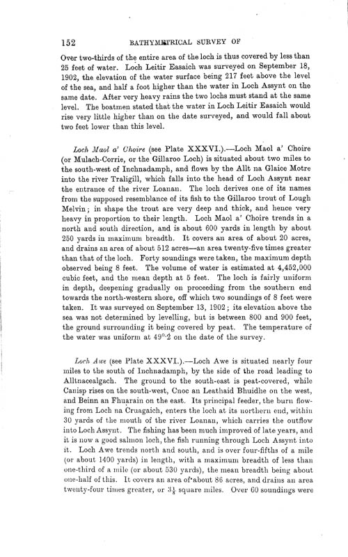 Page 152, Volume II, Part I - Lochs of the Inver Basin