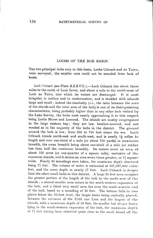 Page 156, Volume II, Part I - Lochs of the Roe Basin