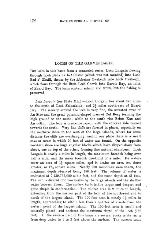 Page 172, Volume II, Part I - Lochs of the Garvie Basin