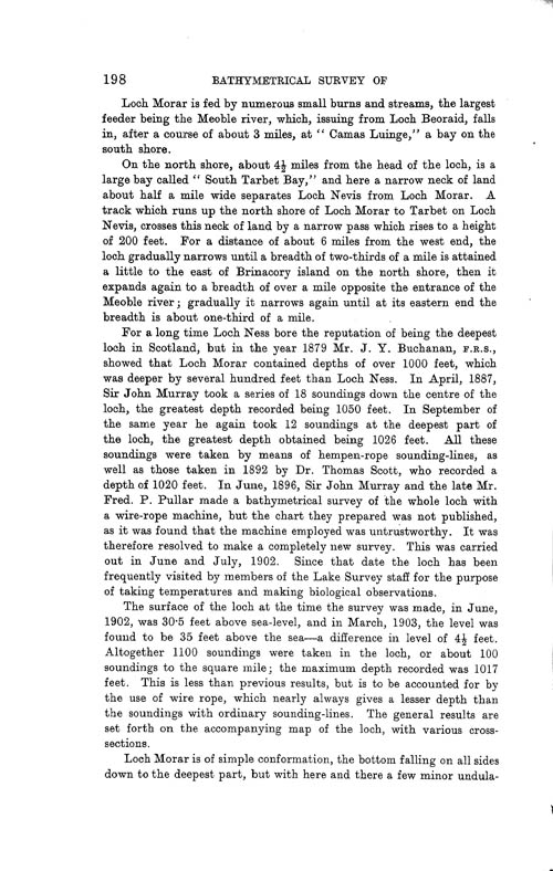 Page 198, Volume II, Part I - Lochs of the Morar Basin