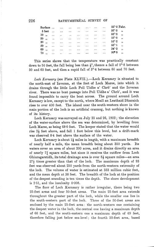 Page 226, Volume II, Part I - Lochs of the Ewe Basin