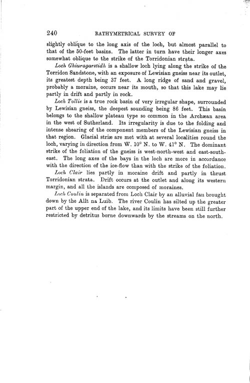 Page 240, Volume II, Part I - Lochs of the Ewe Basin