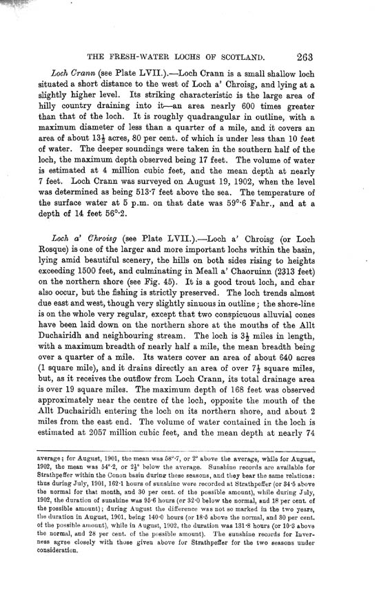 Page 263, Volume II, Part I - Lochs of the Conon Basin