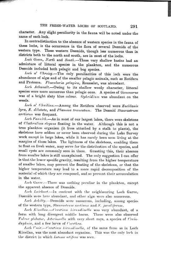 Page 291, Volume II, Part I - Lochs of the Conon Basin
