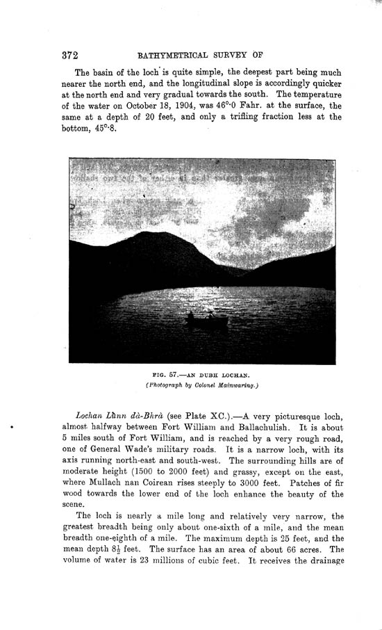 Page 372, Volume II, Part I - Lochs of the Lochy Basin