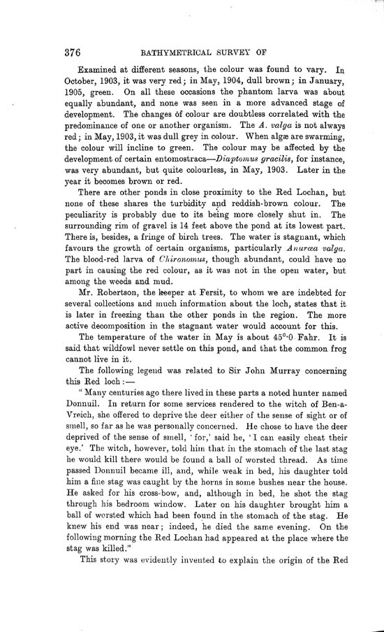 Page 376, Volume II, Part I - Lochs of the Lochy Basin