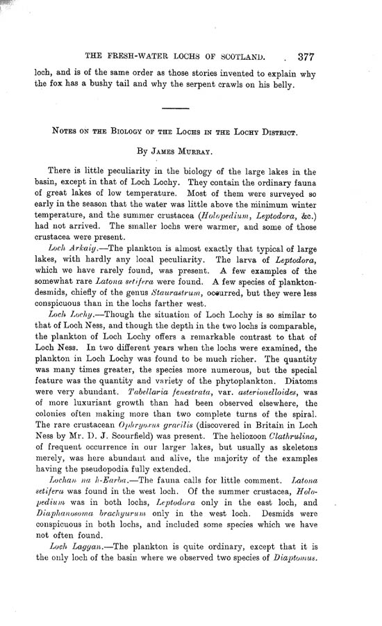 Page 377, Volume II, Part I - Lochs of the Lochy Basin