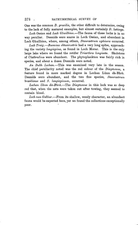 Page 378, Volume II, Part I - Lochs of the Lochy Basin