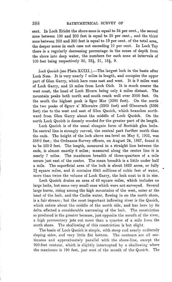 Page 388, Volume II, Part I - Lochs of the Ness Basin