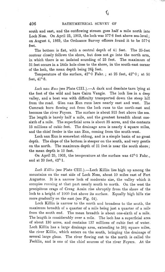 Page 406, Volume II, Part I - Lochs of the Ness Basin