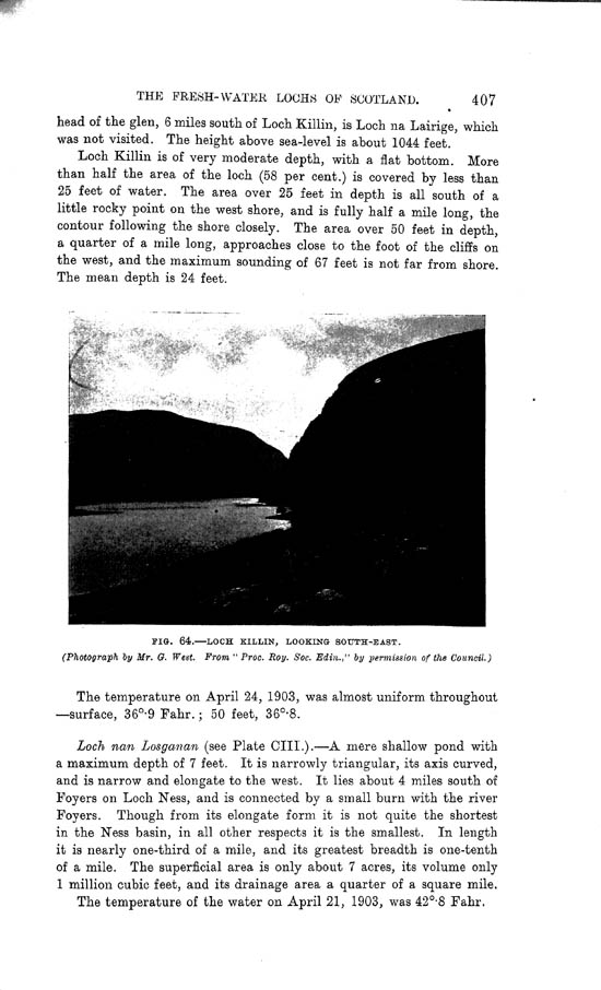 Page 407, Volume II, Part I - Lochs of the Ness Basin