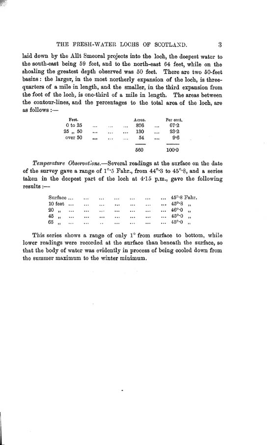 Page 3, Volume II, Part II - Lochs of the Brora Basin