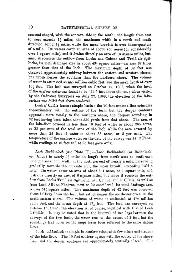Page 10, Volume II, Part II - Lochs of the Helmsdale Basin