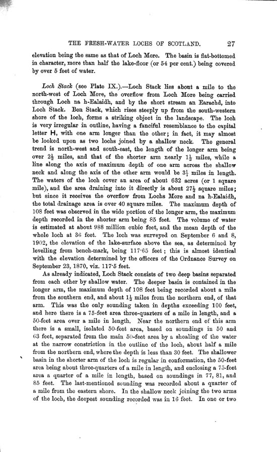 Page 27, Volume II, Part II - Lochs of the Laxford Basin