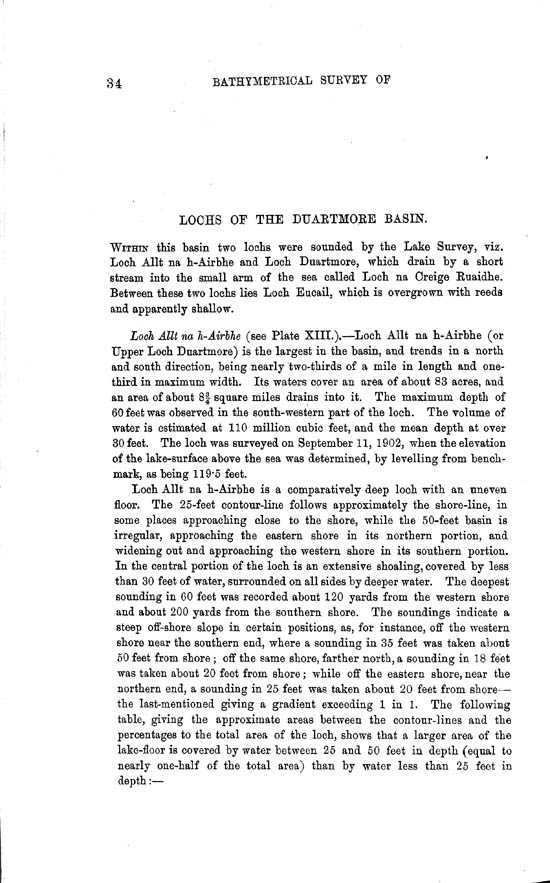 Page 34, Volume II, Part II - Lochs of the Duartmore Basin