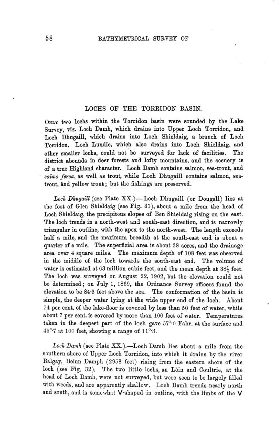 Page 58, Volume II, Part II - Lochs of the Torridon Basin