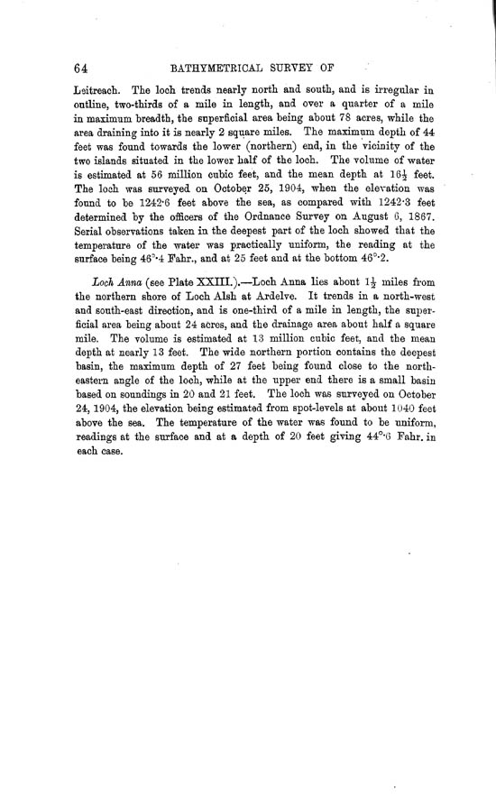 Page 64, Volume II, Part II - Lochs of the Alsh Basin