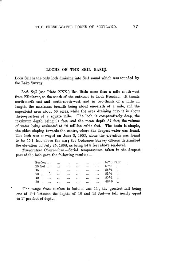 Page 77, Volume II, Part II - Lochs of the Seil Basin