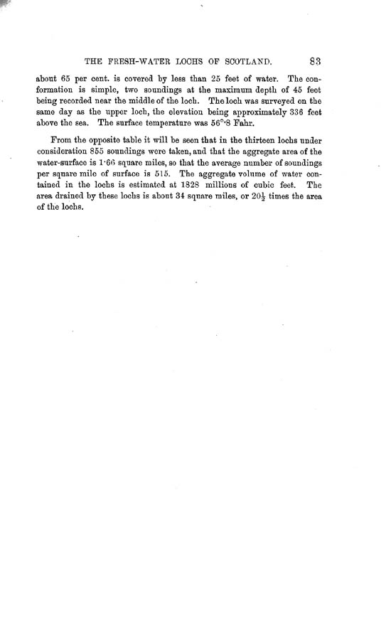 Page 83, Volume II, Part II - Lochs of the Melfort Basin