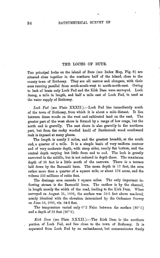 Page 84, Volume II, Part II - Lochs of Bute