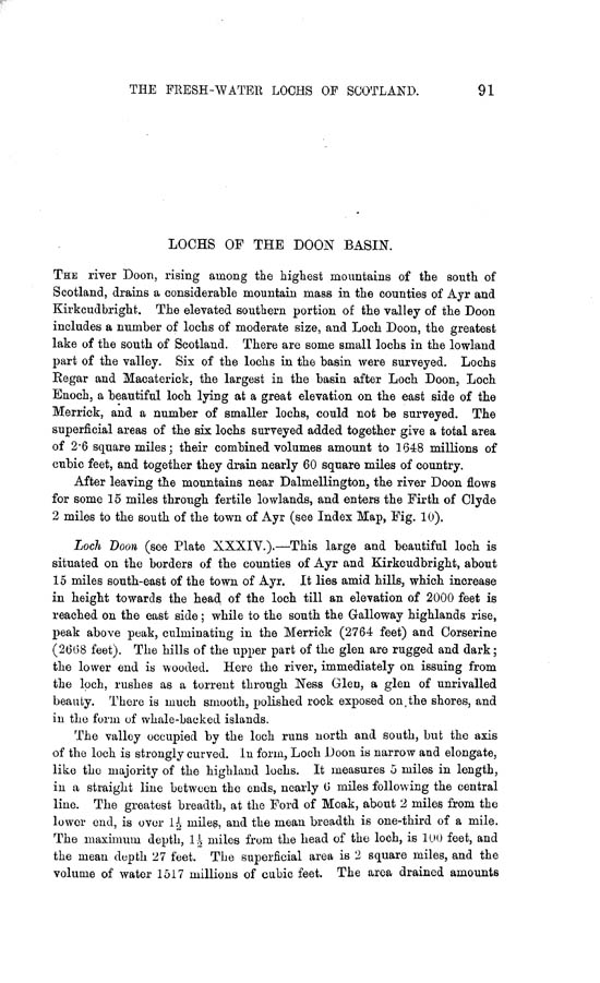 Page 91, Volume II, Part II - Lochs of the Doon Basin