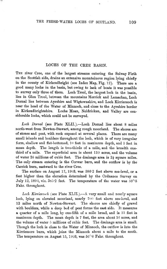 Page 109, Volume II, Part II - Lochs of the Cree Basin