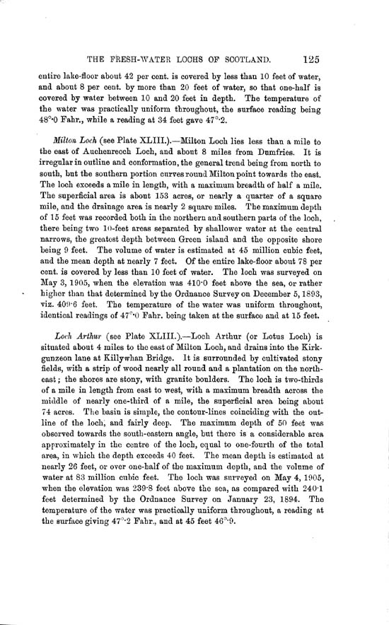 Page 125, Volume II, Part II - Lochs of the Urr Basin