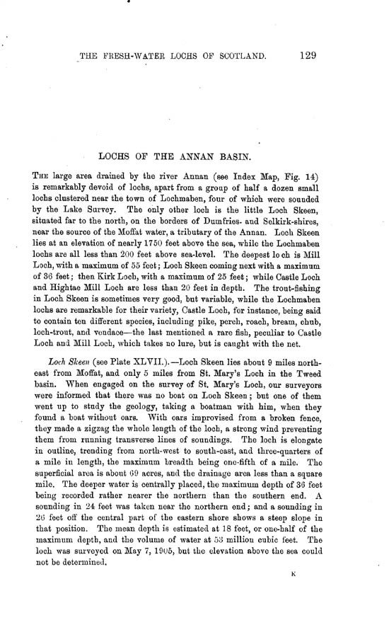 Page 129, Volume II, Part II - Lochs of the Annan Basin