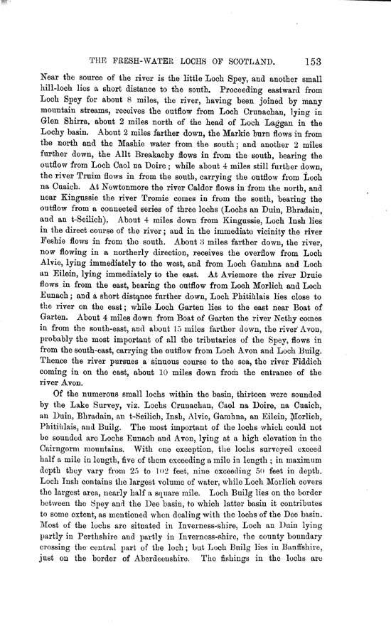 Page 153, Volume II, Part II - Lochs of the Spey Basin