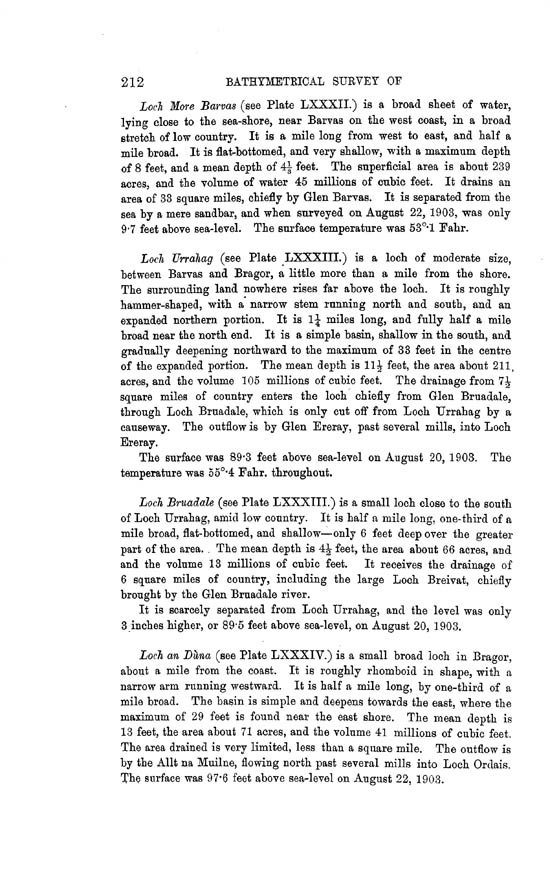 Page 212, Volume II, Part II - Lochs of Lewis