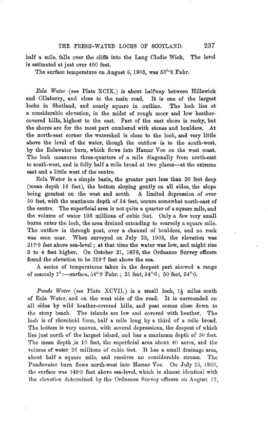 Page 237, Volume II, Part II - Lochs of Shetland