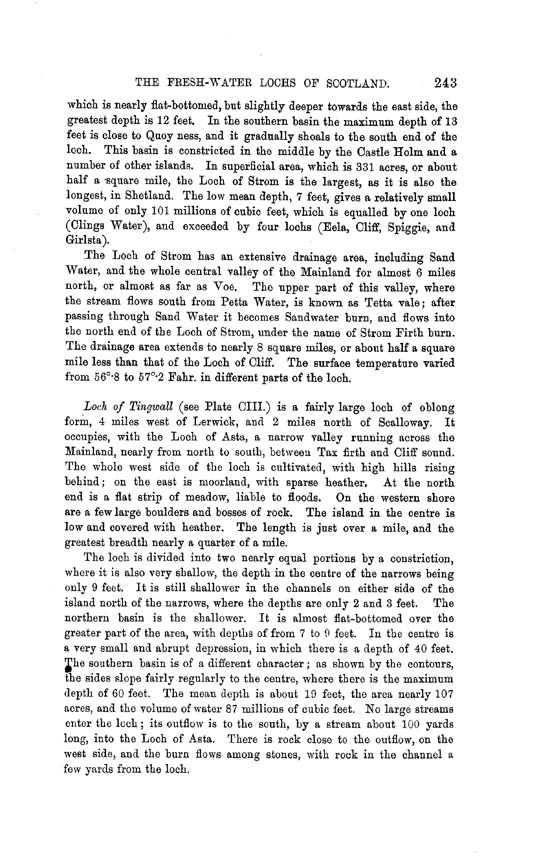 Page 243, Volume II, Part II - Lochs of Shetland