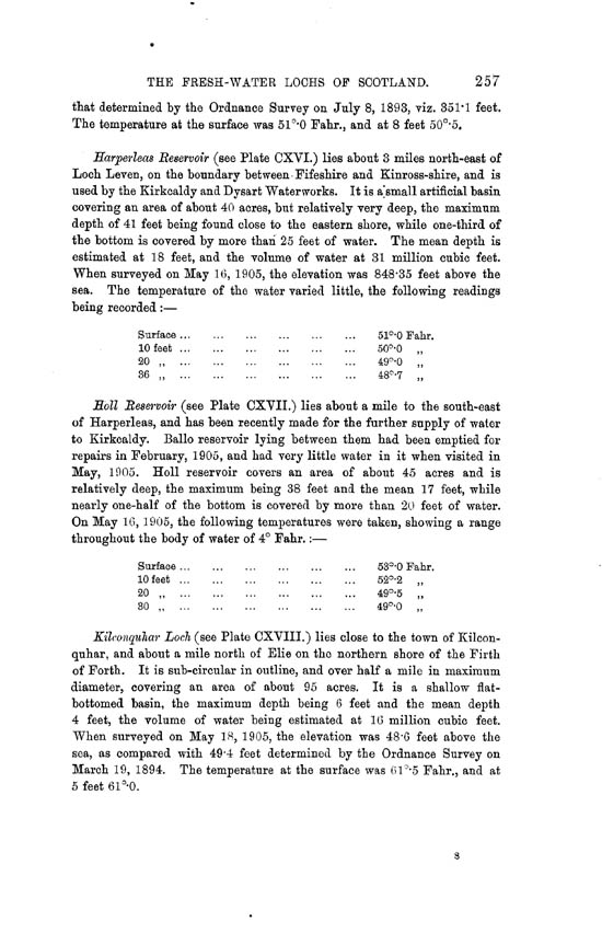 Page 257, Volume II, Part II - Reservoirs of the Forth BAsin