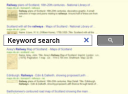 Keyword search graphic