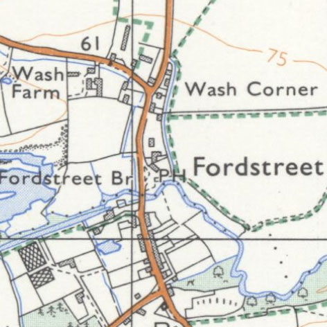 Ordnance Survey 1:25,000 and One-inch maps published in 1973 graphic