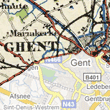 Belgian map with satellite overlay
